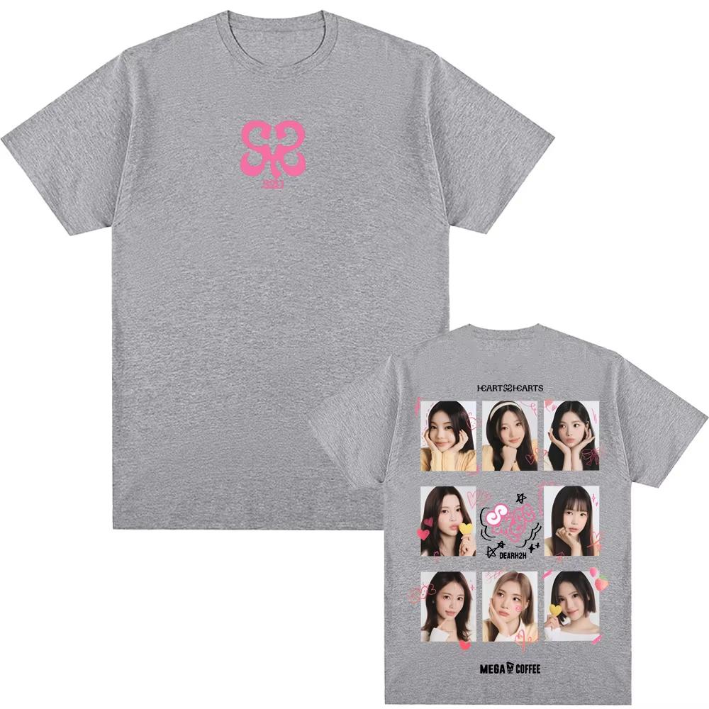 

Футболка Hearts2Hearts с графическим принтом, хип-хоп, хлопковая футболка, с коротким рукавом, готическая футболка, унисекс, высокое качество, мужская, женская, топы 4XL