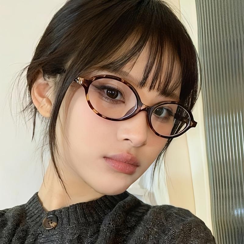 4PCS Women's Blue Light Blocking Glasses Lightweight Durable Korean-Style Frame for Digital Screens