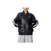 Puma T7 Kunstleder Bomberjacke mit Logo Lockerer Schnitt Retro Baseballkragen Reißverschluss Langarm Unisex Jacke 636319-01