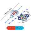 Cartoon Super Themed Wings Paper Cup Plate Straw Balloons Tableware for Birthday Party Arrangements Set Family Essential Gifts