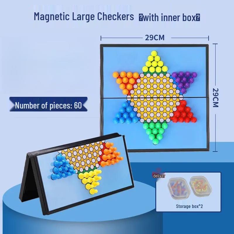 Magnetic Folding Chinese Checkers Set