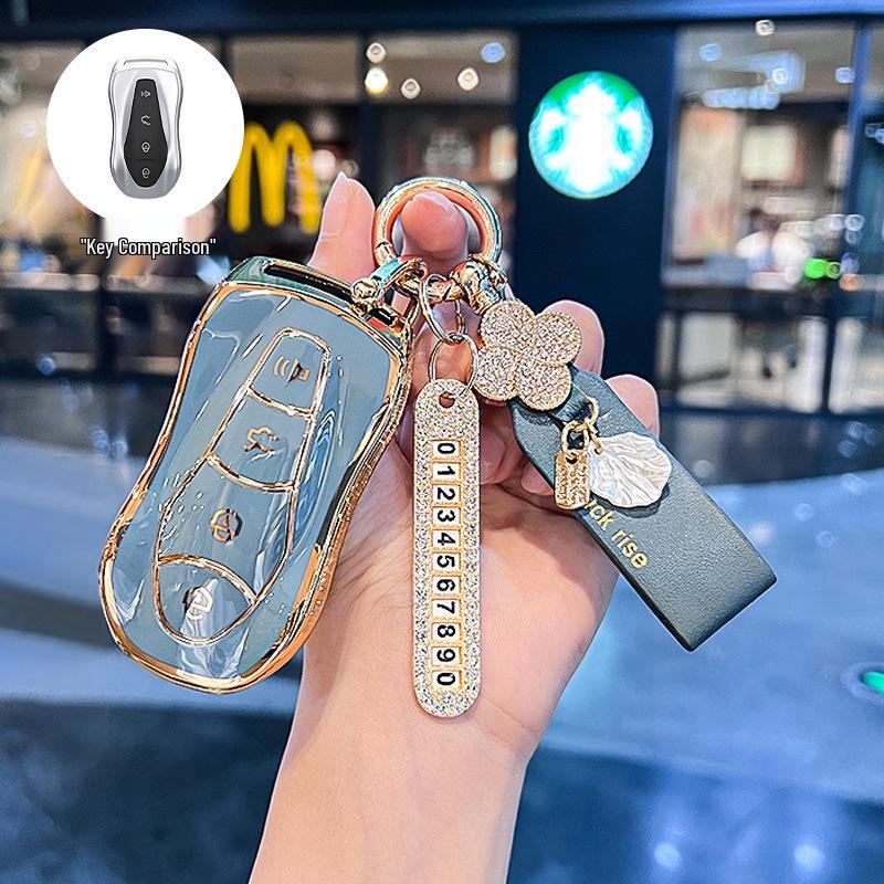 Geely Xingyue S Key Cover 19-21: Compatible with Old Model, Xingyue New Energy, Epro, Boyue Pro - Car Bag, Buckle Shell