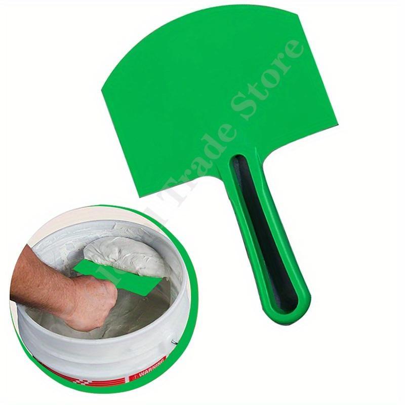 

1pc Curved Bucket Scoop Putty Knife Scraper Spackle Paint Drywall Finishing Plaster Scraping Decals Patch Spackle Construction Tool 1pc