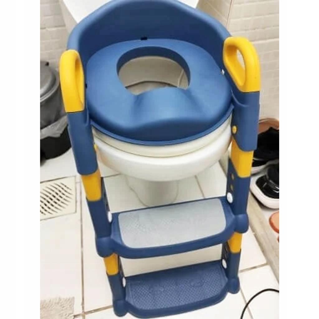 TOILET SEAT COVER TOILET ladder for children TOILET STEP steps Blue