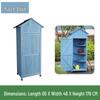 Outdoor Anti-Corrosion Sunscreen Storage Cabinet for Garden and Courtyard