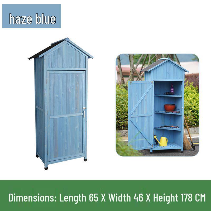 Outdoor Anti-Corrosion Sunscreen Storage Cabinet for Garden and Courtyard
