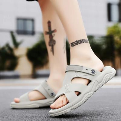 Fashion Platform Male Slipper Slides Men's Shoe Outdoor Eva Comfortable Adult Clappers 2025 Elegant Y2k Trend Designer Luxury Mascullino