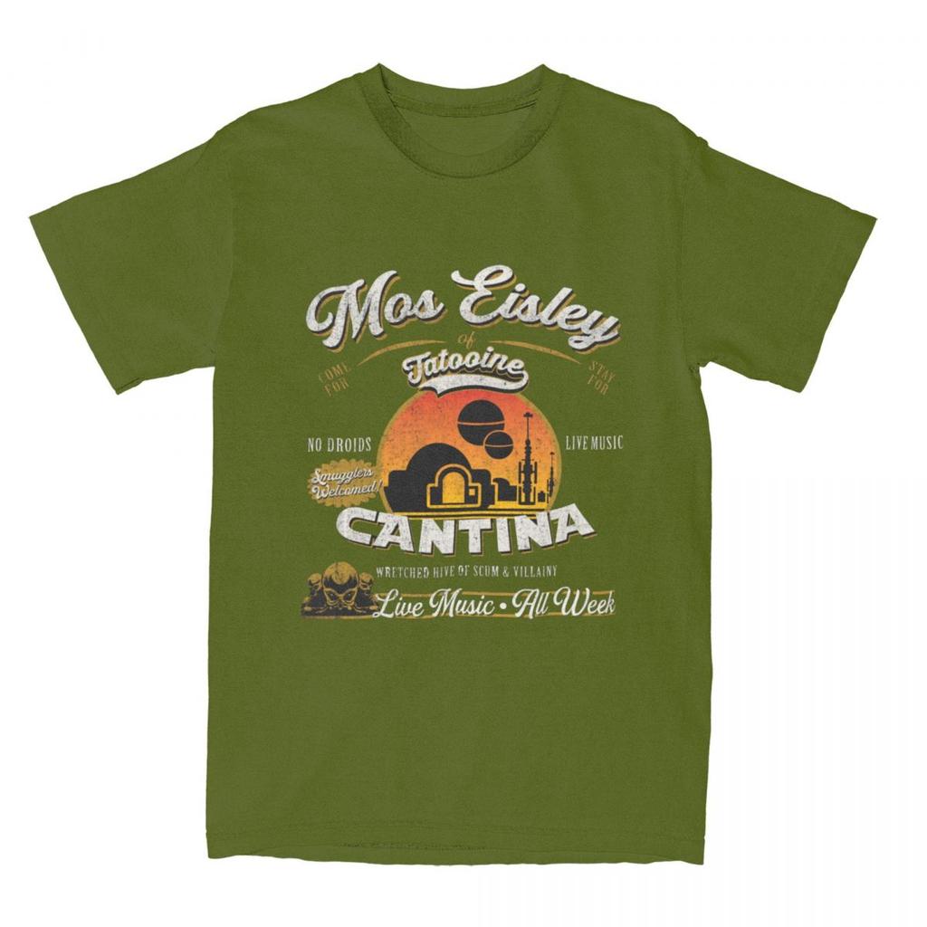 Couple T Shirt Mos Eisley Cantina Tatooine Dks T Shirts Galaxy Moon Summer Tee Shirt Vintage Print Cotton Tops Plus Size 6XL