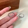 Yinruitai S925 Sterling Silver Ocean Starry Sky Moonstone Diamond Ring