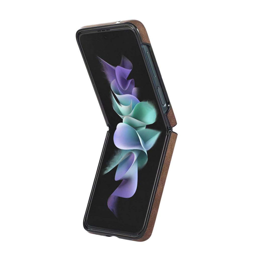 Applicable To The New Samsung Flip4 5G Mobile Phone Case Galaxyfold4 Retro Mobile Phone Leather Case Folding Mobile Phone Case