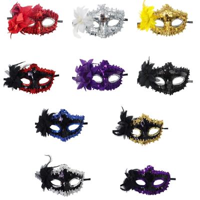 Masquerade Mask Venetians Halloween Costume Mask Mardi Gras Mask Cosplay Party Costume Props Dance Wedding Party Mask