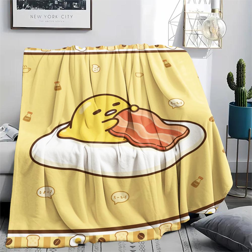 1PC Sanrio Cartoon Print Flannel Blanket, High Quality All Seasons, Home Decor, Warmth and Comfort, Perfect for Christmas Gifts