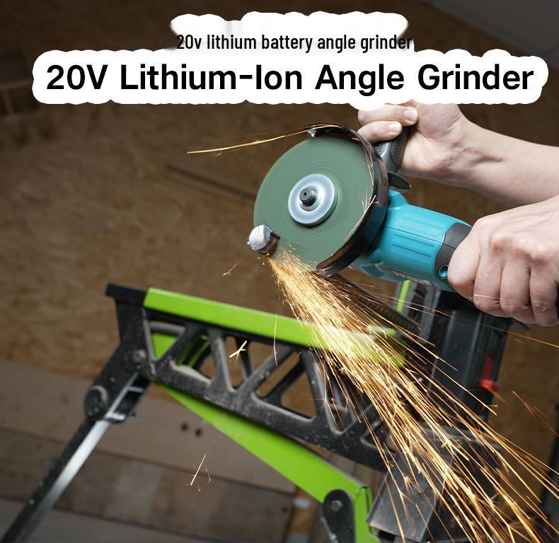 Lei Ming Multifunctional Brushless Angle Grinder & Polisher - High Power Rechargeable Lithium Battery for Home Use