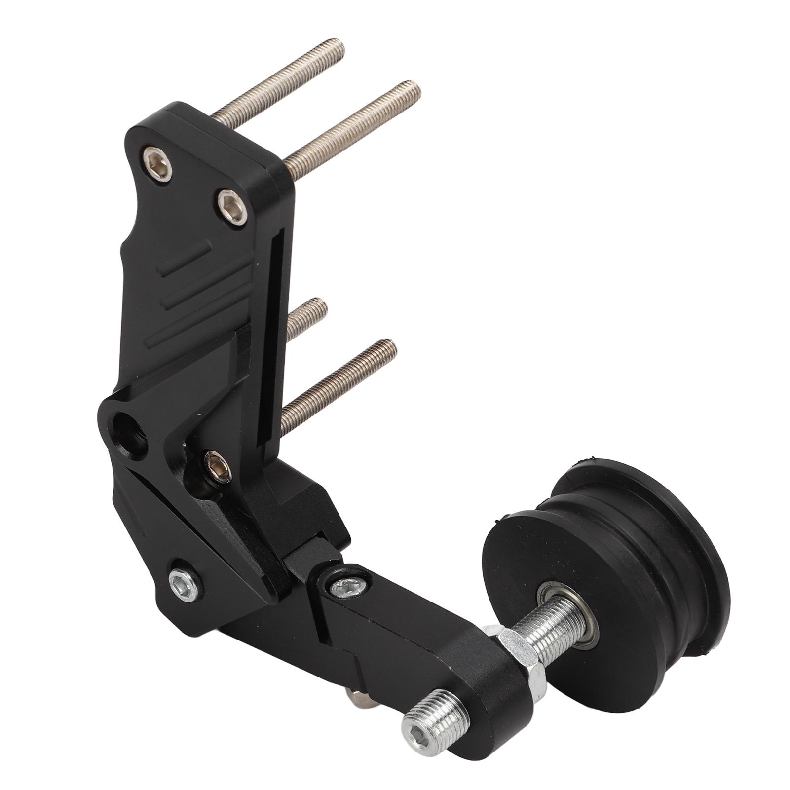 

Ролик натяжителя колесной цепи мотоцикла, регулируемый алюминиевый сплав, черный, универсальный для грязевого велосипеда, квадроцикла