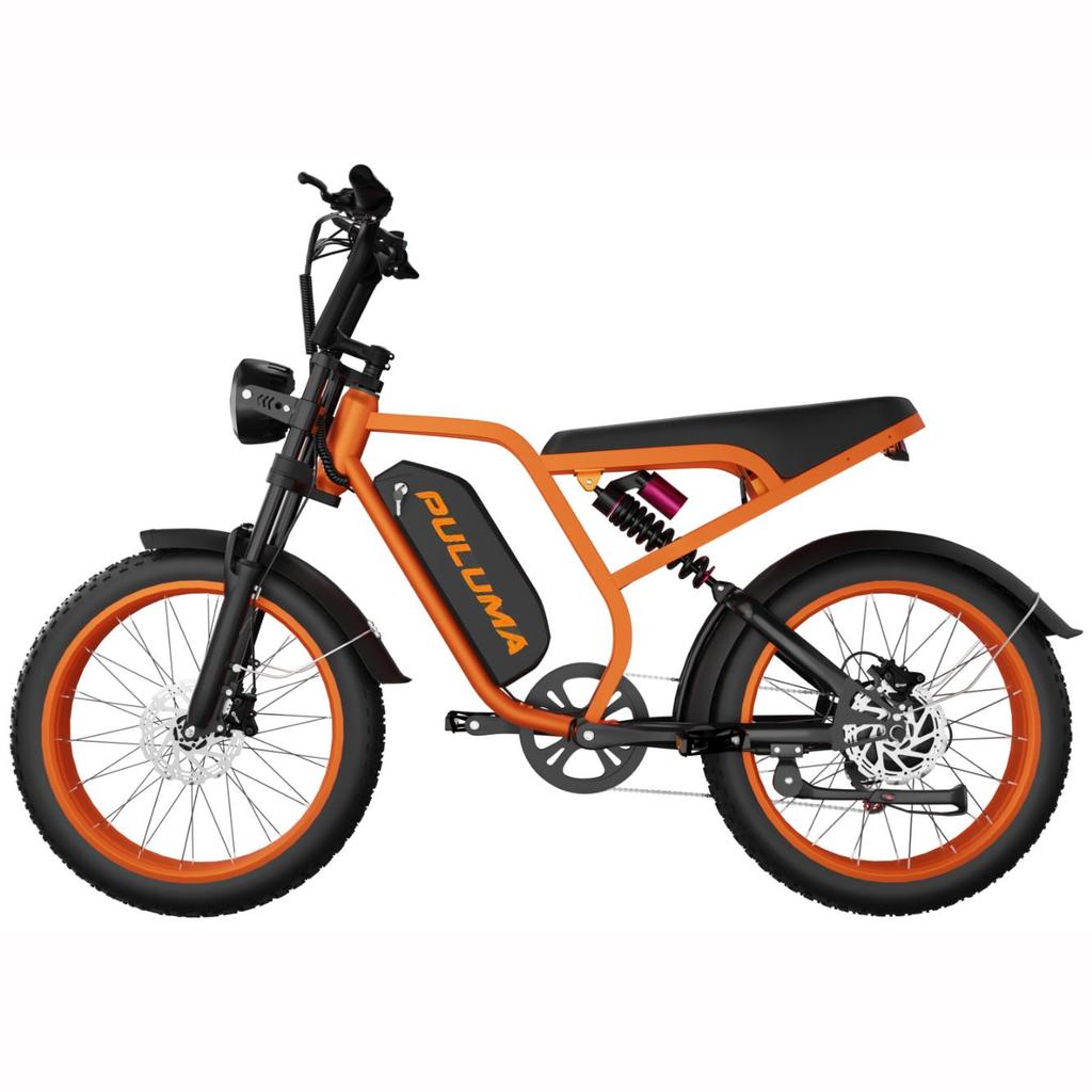 PULUMA SU8 All-Terrain Electric Bicycle 52V20Ah Battery 750W Motor 48KM/H Top Speed 20 Inch Off-Road Tires 150KG Max Load E-Mountain Bike