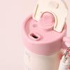 Sweet Cartoon Heart Thermos Cup with Lanyard – Portable Flip-Top Water Bottle for Students & Travel