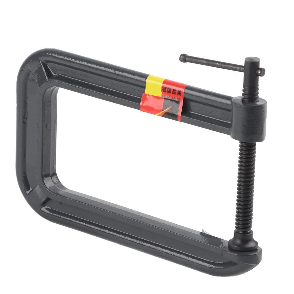 Steel Construction Heavy Duty C Clamp Gray G Type Clamping Device Deep Throat C Clamp Woodworking
