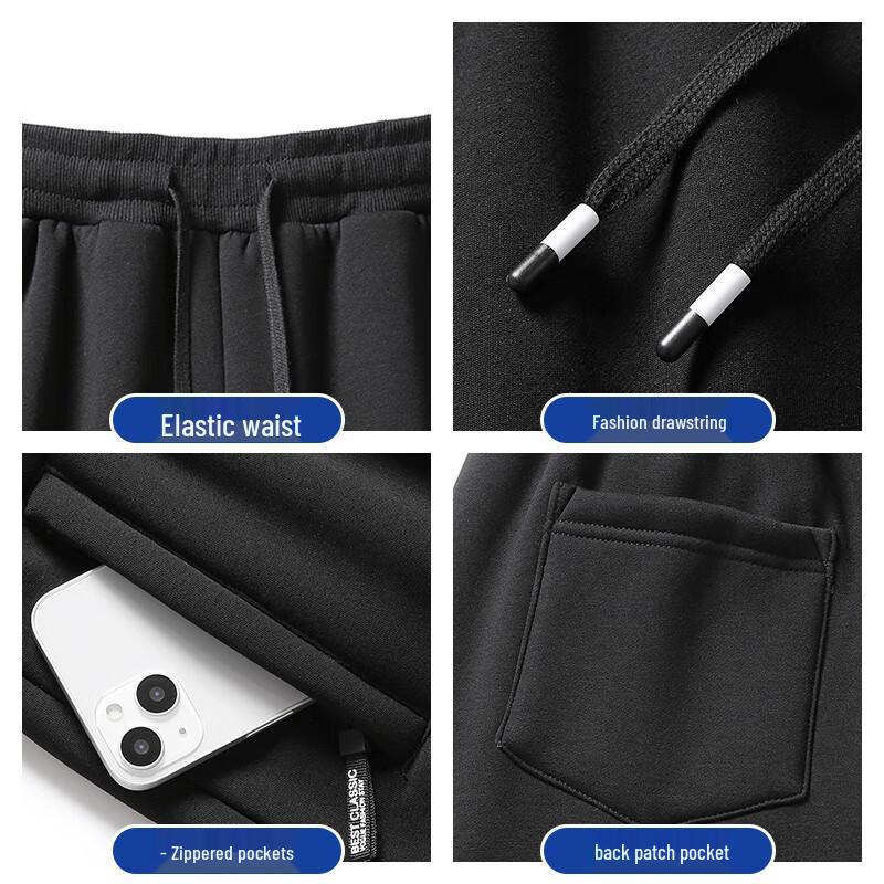 MiiOW Men's Lamb Velvet Lined Winter Warm Pants