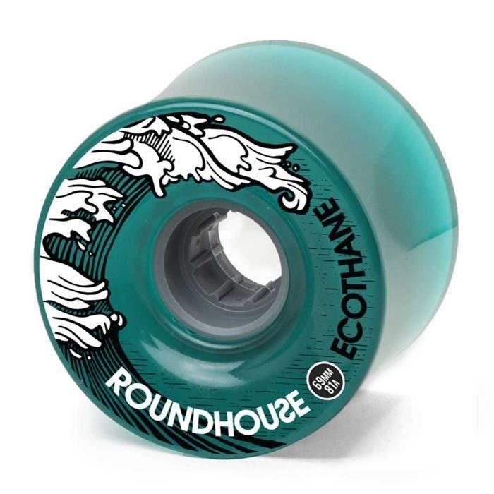 Roues Skateboard - CARVER - ROUNDHOUSE Concave Aqua - 69mm - Dureté 81A - Vendu Par 4
