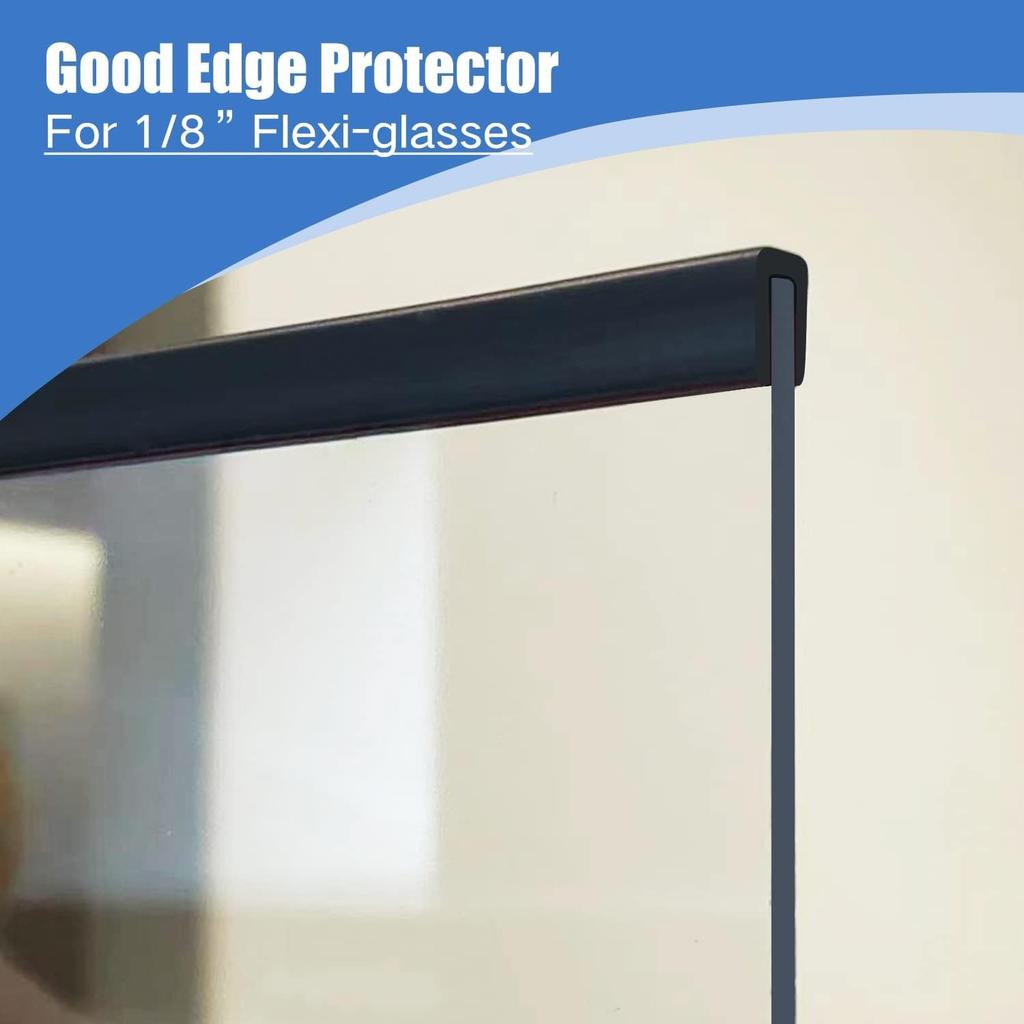 1PC 1m/3mi/5m Self Adhesive Flexible U Channel Edge Protecter for Sheet Metal, Car Doors, U Shaped Sharp Edge Guards