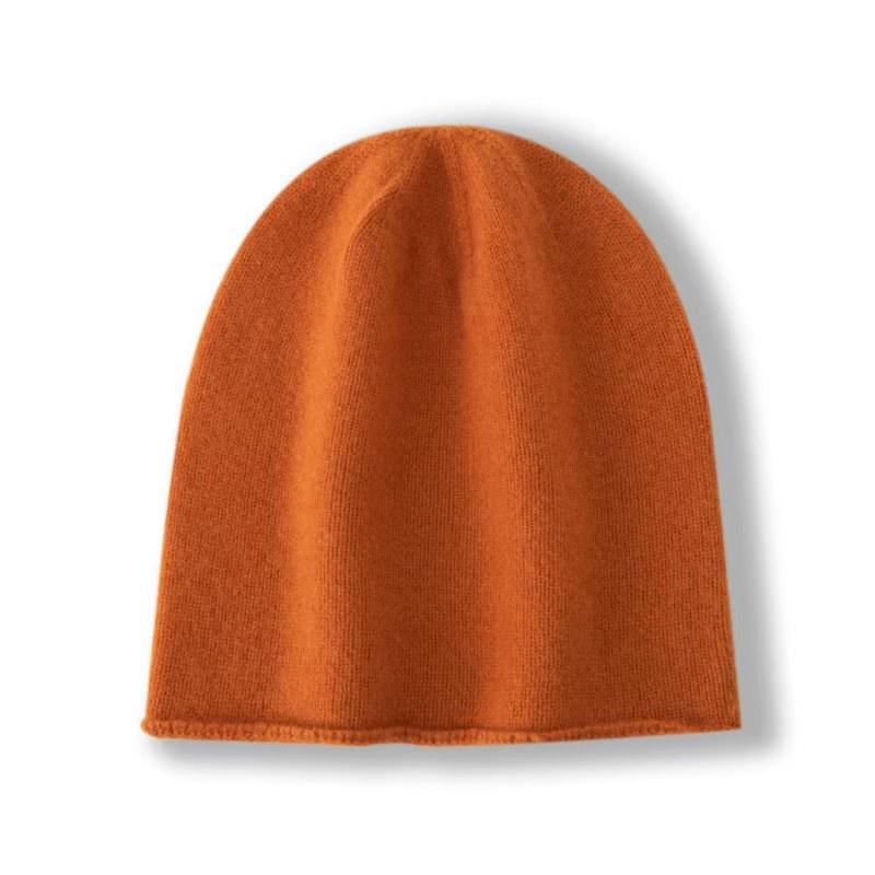 Unisex Cashmere Knit Beanies: Warm Skullcaps with Ear Protection for Autumn & Winter