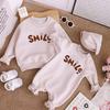 100-Day Celebration Velvet Winter Family Outfit - Parent-Child Bodysuit & Mother-Son Hoodie Set, High-End 2025 Edition
