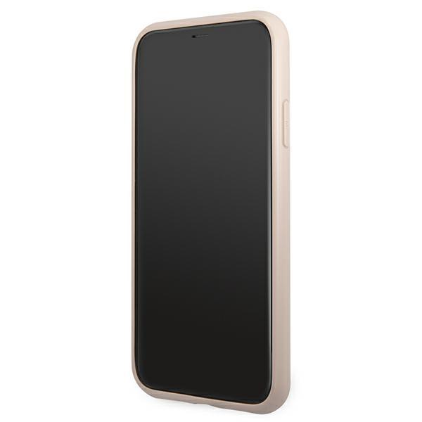 Guess Guhcn61G4Gfpi Iphone 11 / Xr 6,1Różowy/Pink Hard Case 4G Metal Gold Logo