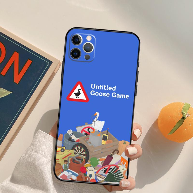 Untitled Goose Duck Game Funda Case For iPhone 16 15 14 Pro Max 11 12 13 Pro Max Mini XR 16 15 Plus 16e Phone Cover