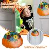 With Rope Wooden Pumpkin Door Plate Reusable Halloween Hanging Ornaments  Layout Decor