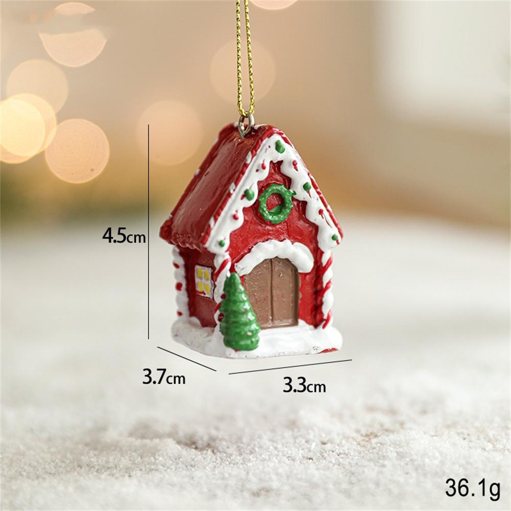 Creative Christmas Cookie Cake Old Man Ice Cream Cone Chef Old Man Donut Gingerbread Man Pendant for Christmas Tree Decoration