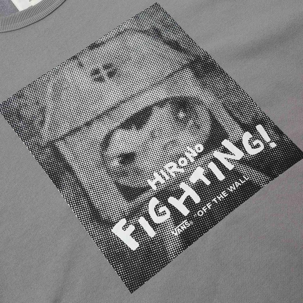 Vans X Hirono Collaboration FW24 Printed Crewneck Long Sleeve Sweatshirt Unisex Sweatshirt Gray VN000KPJAF1