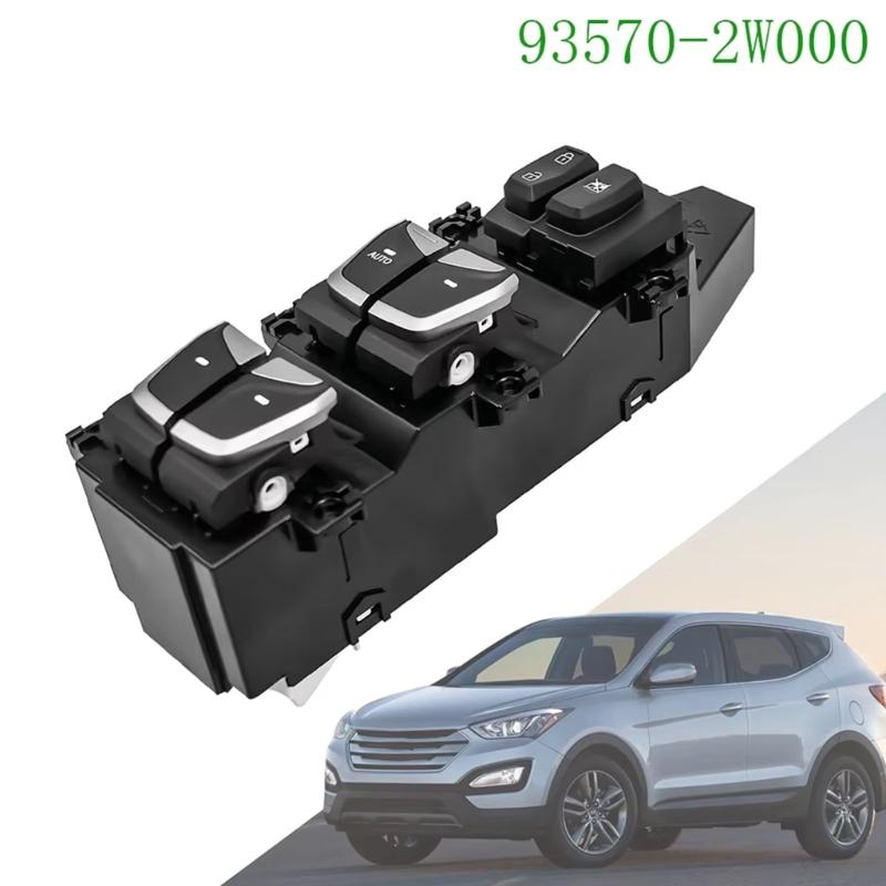 Automotive Accessory Car Power Window Switch 93570-2W000 Replacement Glass Control Switch for IX45 DM 2013-2018