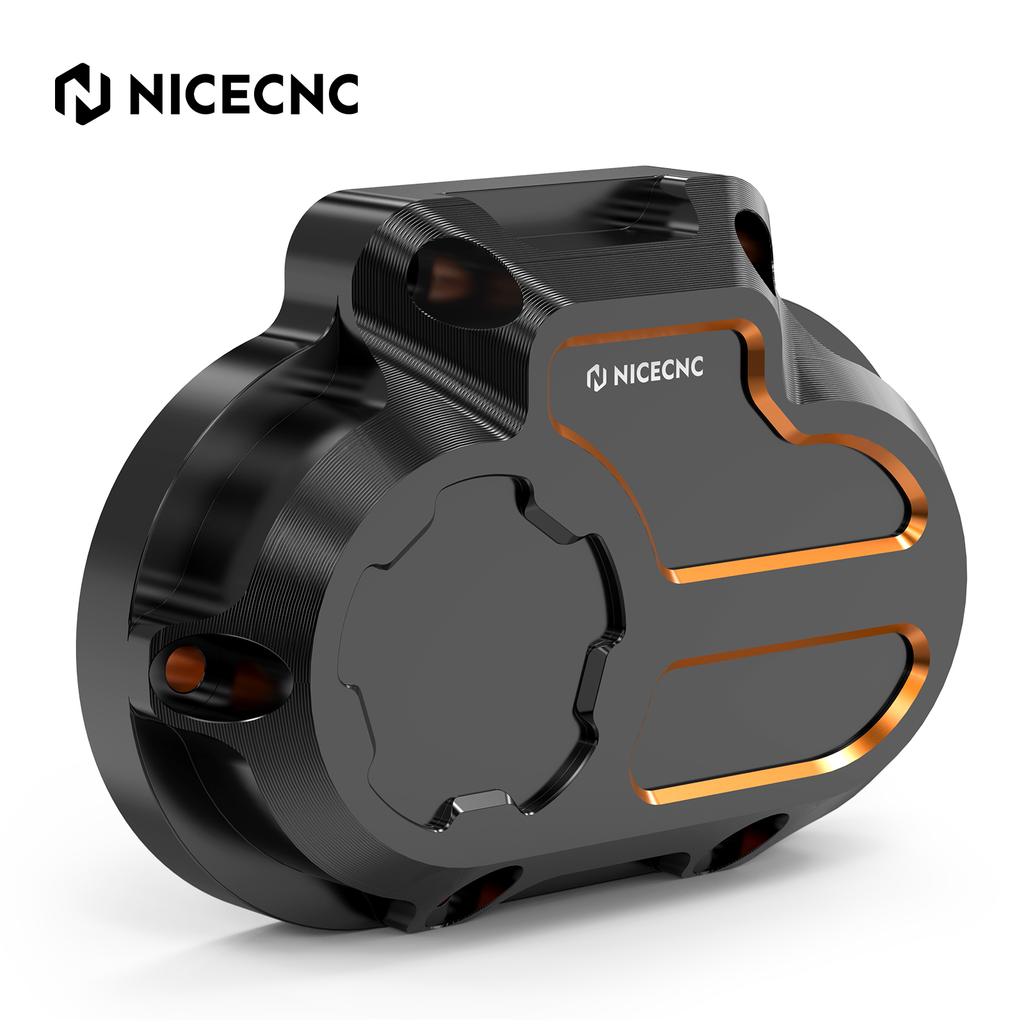 NICECNC Transmission Side Cover For Harley Street Glide FLHX Road King FLHR Road Glide FLTR Dyna Low Rider FXDL Street Bob FXDB