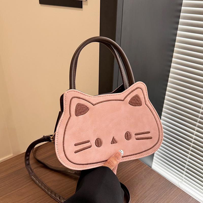 Shoulder Bag Premium Cartoon Cute Cat Spring New Fashionable Sweet Boys Grils Children All-matching Simple Casual