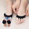 Sponge Pad Half-Palm Five-Toe Women's Invisible Anti-Slip Sweat-Absorbent High Heel Liners