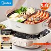 Midea Olla Eléctrica Doble Sabor de 5.5L