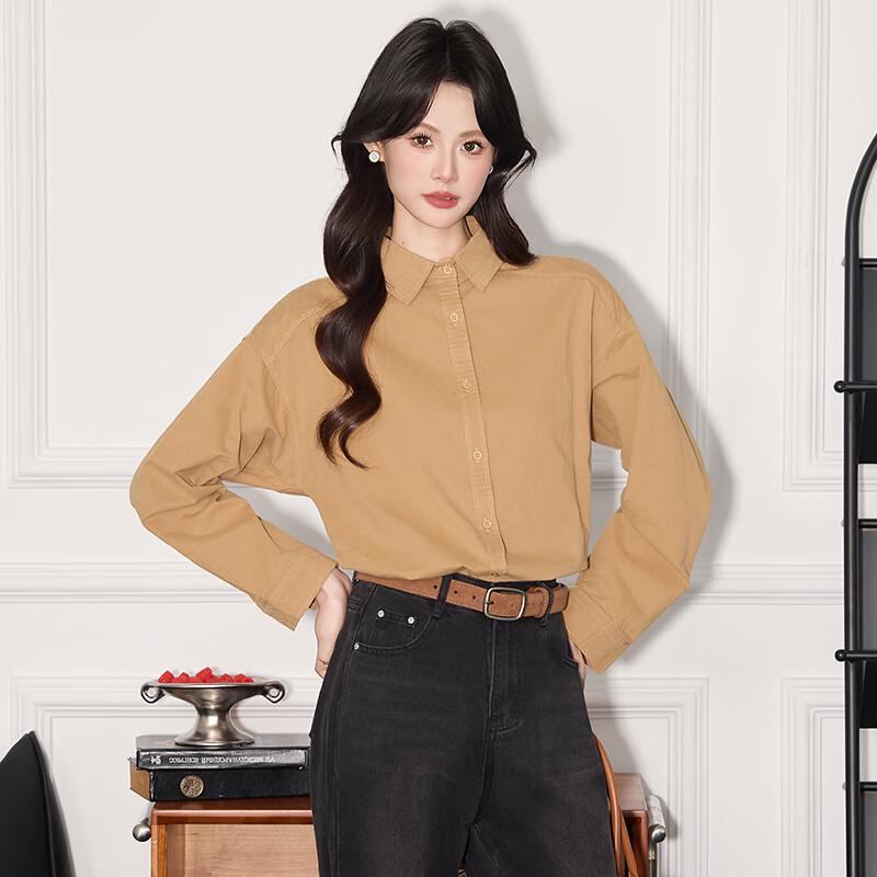 Women's Elegant Loose Fit Long-Sleeve Casual Shirt
