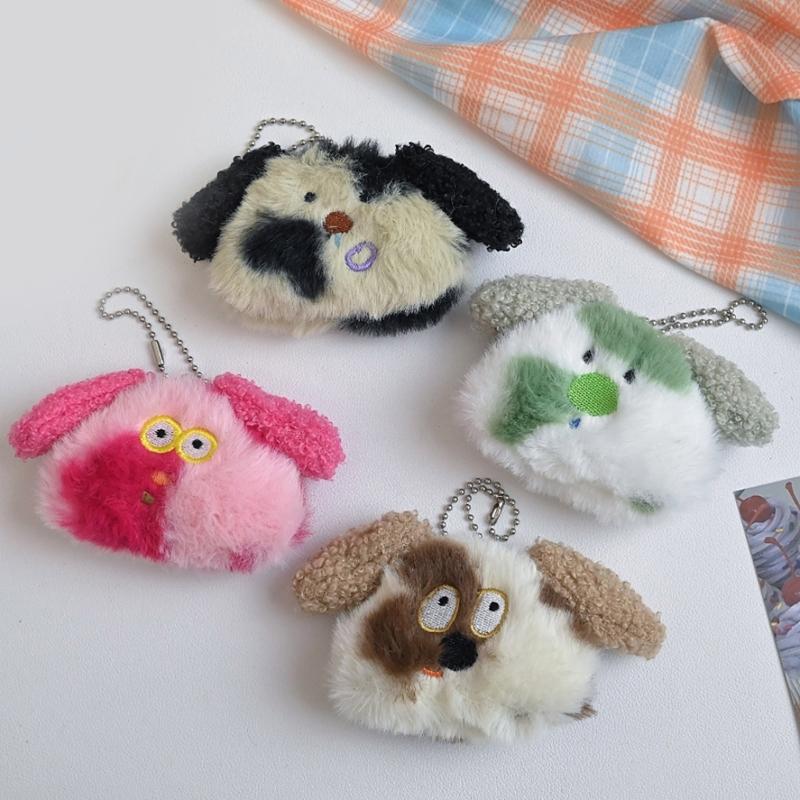 Adorable Plush Scruffy Dog Brooch Pin Adds Fun To Outfits with Soft and Comfortable Dog Key Pendant Perfect for All Ages