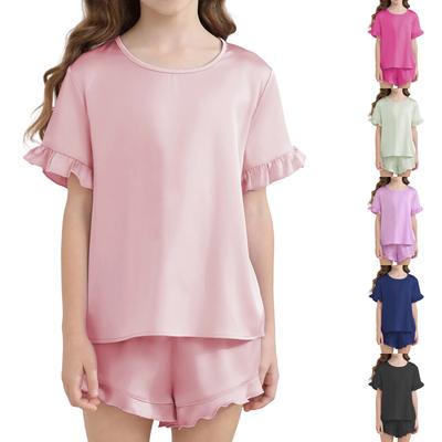 Children's Sleepwear 2-piece Home Clothes Short Sleeve Shorts Sleepwear Set