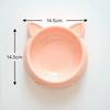 Cat Shape Cat Bowl Non-slip Cat Plates Cute Kitten Bowl  Pet Feeding