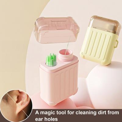 1 Set Portable Ear Piercing Cleaner Odor Removal Disposable Ear Hole Floss Women Earrings Hole Cleaning Line Solution Ear Aftercare Tool