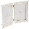 LADONNA Ladonna Bridal Photo Large Size X Frame, White, 2, MJ83-LD-WH