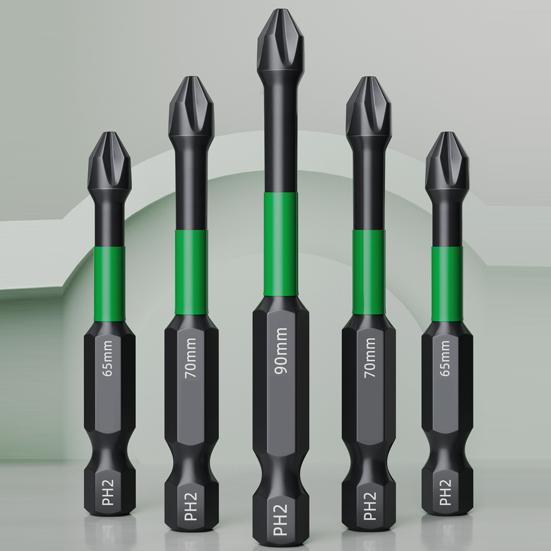 3/4/5/6 Stück Bohrer-Set Sechskantschaft Stark Magnetisch Schlagschrauber-Spitzen Hohe Haltbarkeit Rostfrei Weit verbreitete Bohrer