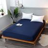 Fitted Sheet Waterproof Mattress Cover Colorful Bed Cover Breathable Deep Pocket for 46CM 1 PC
