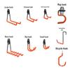 Large Wall-Mounted Garage Hook Kit for Heavy-Duty Storage & Organization