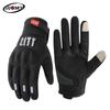 Motorcycle Riding Gloves Fleece Windproof Night Reflective Locomotive Gloves Men's and Women's Winter Warm Equipment