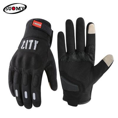 Motorrad-Fahrhandschuhe Fleece winddicht Nacht reflektierend Lokomotivhandschuhe Herren und Damen Winter warme Ausrüstung