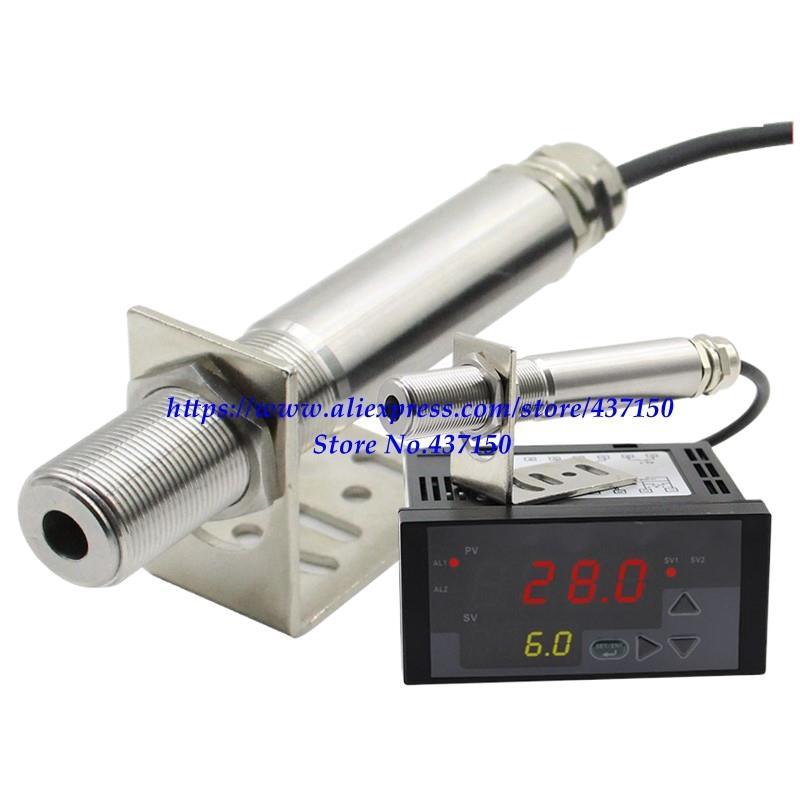 4-20ma Industrial Non-contact Online Infrared Thermodetector Probe High Temperature Infrared Temperature Sensor Transmitter