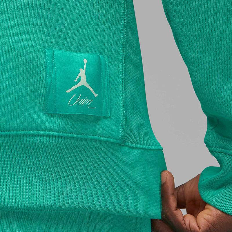 Jordan Air Jordan X Union Fleece Hoodie Kinetic Green DV7335-348