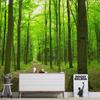 Green Forest Landscape Modern Minimalist Home Decoration Custom Mural Bedroom Decoration Self-adhesive Wallpaper 3D Wall Paper